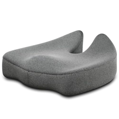 Image of pro cocyx seat Cushion & PRO Chair Back Rest Combo, Relieves Back, Coccyx Pain,Orthopedic Support,Long Sitting Hours on Office /Home Chair,Combo