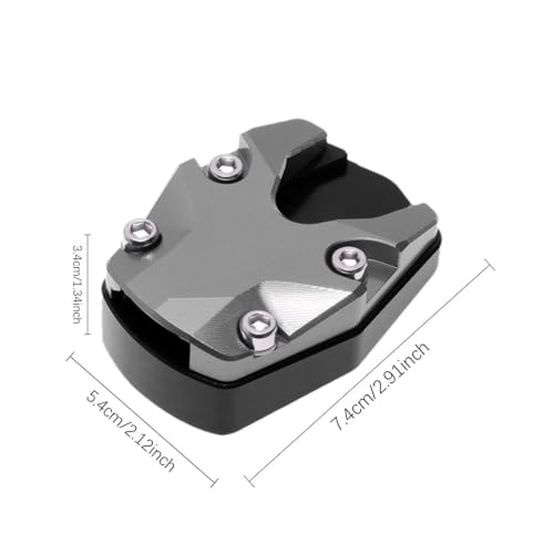 Extension de béquille moto élargisseur support latéral aluminium