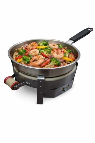 Image of 1500Watt Round Electric Cooking Heater | Heavy Duty | Portable Single Burner Coil Stove | Fast Heating Electric Cooking Plate for Kitchen