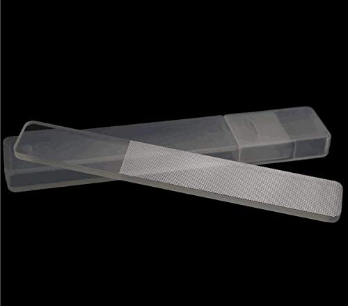 Premium Crystal Polish Glass Nail Files Manicure Set, Upgrade Nail Buffers, Nano Glass Nail Shiner, Professional Pedicure Files - Best Glass Nail Files For Natural Nails, 9Cm, 2 Pack - Clear #TOP5