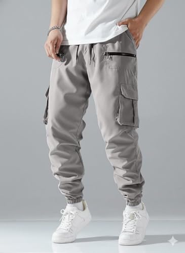Image of INKKR Men Cargo || Men Zipper Cargo Pants Cotton ||