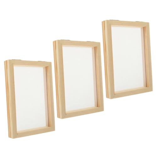 GRIRIW Educational Mesh Frame Handmade Paper Mesh Frame for Diy Paper Craft Making Kit