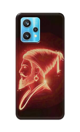 Image of Plastic Printfidaa Printed Hard Back Cover Case For Realme 9 Pro Plus 5G | Realme 9 Pro+ 5G | Realme 9 4G | Narzo 50 Pro 5G Back Cover (Chatrapati Shivaji Maharaj) -112, Multicolor