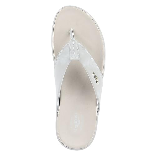 Image of Medifeet Men's Leather Thong Slippers