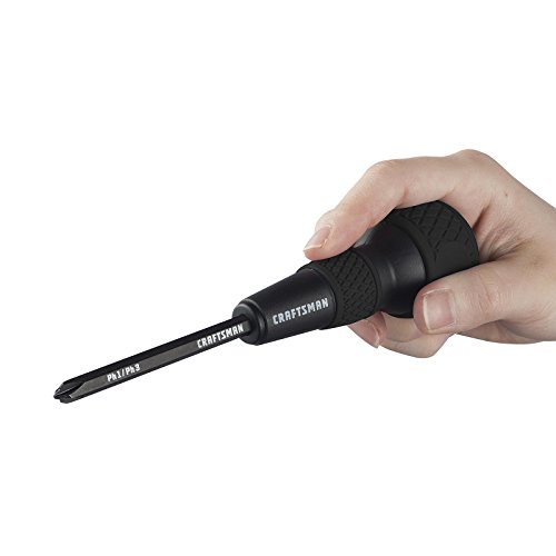 Craftsman Ball Grip Screwdriver with Reversible Phillips Bit (Black)