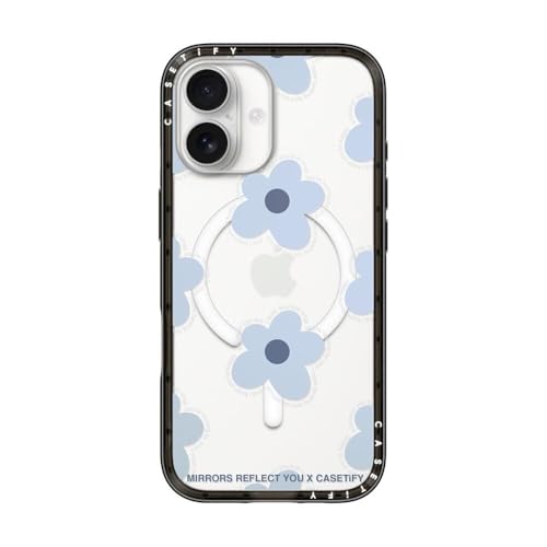 iPhone17Pro Casetify iPhone用ケース 白い花柄 iPhone 17 ケース クリア フラワー 17Pro 17Max 17Air iPhone16