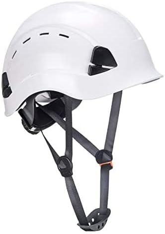 Rhino Safety Helmet - Universal Size Heavy Duty Hard Hat for Scaffolding, Construction and Tradesmen - Adjustable Head Size, Adjustable Chin Strap