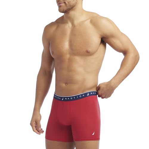 Nautica Men's 4 Pack Limited Edition Cotton Stretch Boxer Briefs3