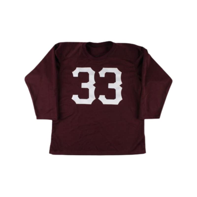 S Baugh 33 Washington Burgundy Long Sleeve Football Jersey Sewn