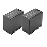 Batterie BP975 7800 MAh, Compatible avec Les Appareils Photo Canon EOS C100, C300, C500, XLH1, XHG1, XHA1, XL2, XM2, ES420V, ES75, ES8200V, XF205 Et XF300.(2 Pcs Battery)