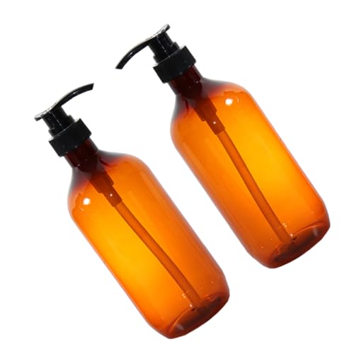BUGUUYO 2 Piezas Botella de loción para Manos Hundir dispensador de jabón automático baño Travel Bottles Botella de Viaje champú acondicionador dispensador de jabón de Manos