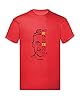 M-Italy T-Shirt Uomo & BAMBIN - ER PUPONE - Maglietta Super vestibilità Top qualità (L, Rosso) #5