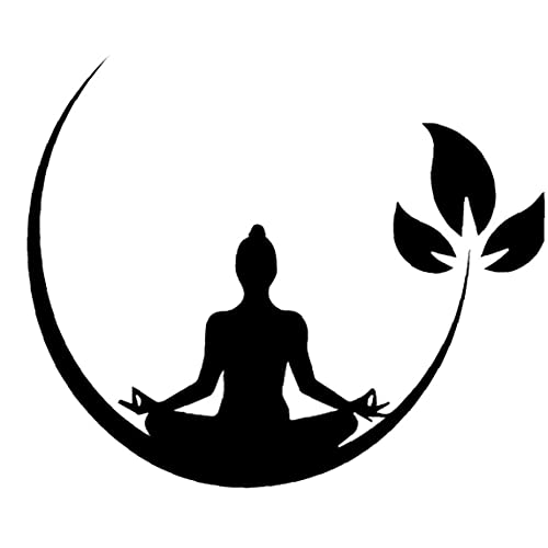Froiny Stickers Muraux De Méditation De Yoga Pc Bouddhist Zen Bedroom Autocollants Décoration Murale Détachable