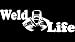 A1123 Weld Life Welder Decal Sticker