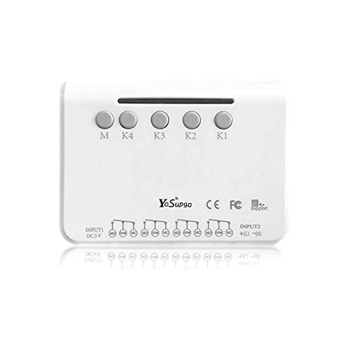 4 Channel WiFi Momentary Inching Relay Self-Locking Switch Module WiFi Relay Switch Module