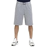  LEONE - Bermudas para hombre efecto lavado playa, Alto Rise (155), X-Small