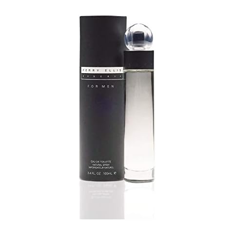 Perry Ellis Reserve Eau de Toilette Splash For Men, 3.4 Ounce, black (PE6552) Cover