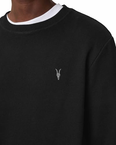 Men's Raven Crew Neck Sweatshirt, Black2