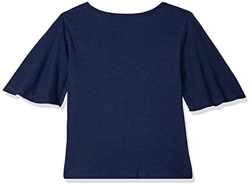 Image of EASYBUY Girl's Regular T-Shirt (SU21RA23GY Navy 12Y)
