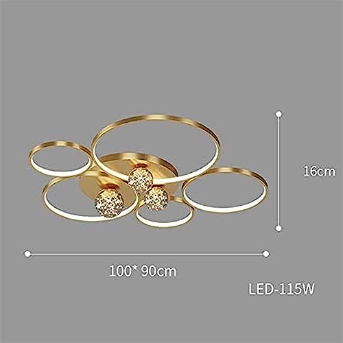 Plafonnier LED moderne pour salon et chambre avec sa télécommande - 6