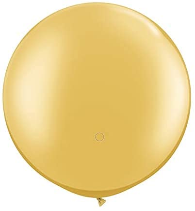 36 Inch Latex Balloon Metallic Gold (Premium Helium Quality) Pkg/3