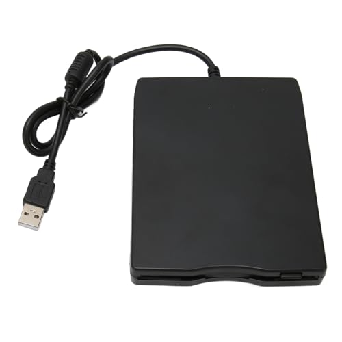 Ejoyous Externes USB Diskettenlaufwerk, 3,5 Zoll Floppy Disk Drive, 1,44 MB/2 HD, Kompatibel mit 2000/7/8/10/XP/Vista