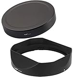 Haoge LH-X165 Square Metal Lens Hood Shade with Metal Cap for Fujifilm Fuji Fujinon XF XF16-55mm...