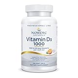 Nordic Naturals Pro Vitamin D3 1000, Orange - 120 Mini Soft Gels - 1000 IU Vitamin D3 - Supports Healthy Bones, Mood & Immune System Function - Non-GMO - 120 Servings