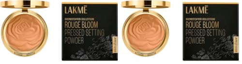 Image of Lakme Showstopper Collection Rouge Bloom Setting Powder Almond - 12g (Pack of 2)