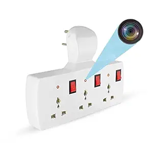FREDI HD PLUS Spy WiFi Led Socket Camera Wireless 1080P HD Security Indoor Camera (iWFCam APP)