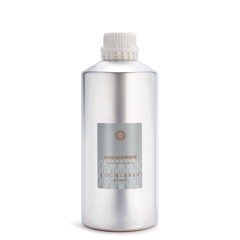 Locherber Milano Ricarica per diffusore fragranza Azad Kashmere 2500ml Profumo Fiorito, legnoso, Cipriato