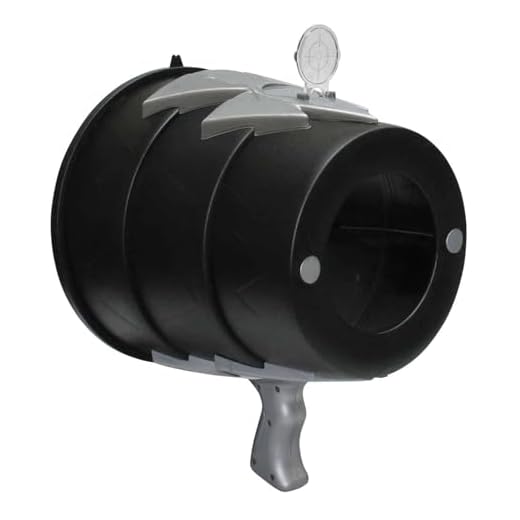 Can You Imagine Airzooka Toy (Black/Silver)