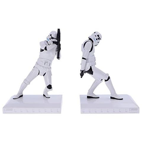 Nemesis Now Figuras de sujetalibros con Licencia Oficial de The Stormtrooper Cover