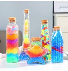 Edge Decor Colorful Magic Crystal Water Jelly Mud Soil Beads Balls-Multi Color 100 Balls