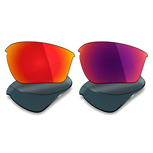 Image of Mryok 2 Pair Polarized Replacement Lenses for Oakley Half Jacket 2.0 XL Sunglass - Options