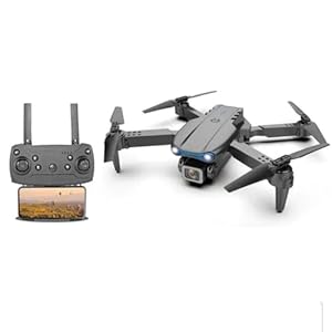 Lianado E16 Pro Brushless Drone with 4K Camera – Foldable FPV Quadcopter with WiFi Live Video, Optical Flow Positioning, 3D Flips, Auto Hover, Headless Mode, One-Key Return, Carrying Case