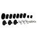Abaodam 18pcs Drum Accessory Kit Cymbal Replacement Parts Felts Washers Sleeves Base Wing Nuts for Percussion Stands