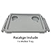 Walker Tray with Two Cup Holder - Folding Rollator Desk Lap Board Eating Aid for Nursing Patient, 11
