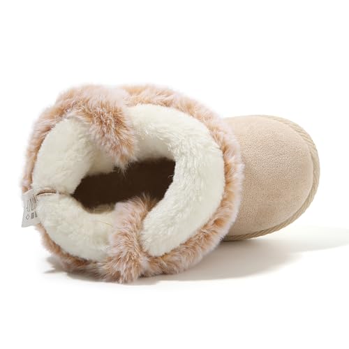 Image of Femizee Girls Boys Warm Winter Boots Kids Outdoor Snow Boots(Toddler /Little Kid)