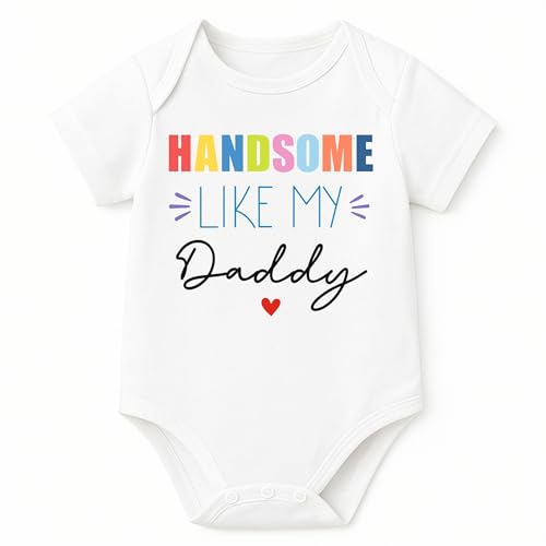 Image of Lillypupp Cotton Body Suit For New Born Baby Boy Girl Made To Express Love For Fathers /Daddies. Half Sleeves Romper Bodysuit Clothes For Infant Toddler Boys Girls.