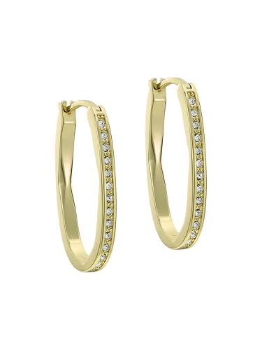 Boucles d'oreilles créoles dorées Ted Baker Shivanna le cadeau parfait avec cristaux scintillants