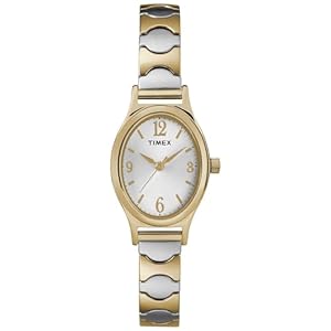 Timex Women’s T26301 Kendall Circle Two-Tone Stainless Steel Expansion Band Watch