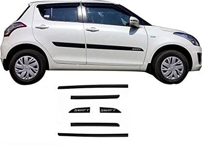 CAR Door Side Beading Black for Maruti Suzuki Swift | ABS Plastic