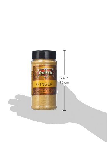 Ground Ginger Powder by Its Delish, Medium Jar, 6 oz