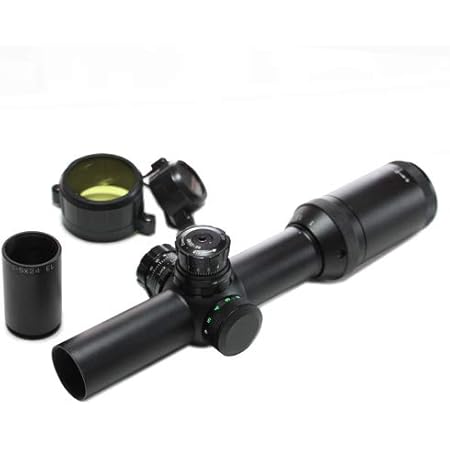 Amazon 日本拠点 Hyuga ヒューガ 1 5ｘ24el Ce ライフルスコープ 赤 緑イルミネーション 初回限定フリップアップレンズカバー付属 パーツ 通販