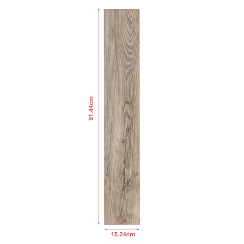 neu.holz - samoprzylepna wykładzina podłogowa, ok. 1 m², "Natural Oak" - laminat winylowy, 7 antypoślizgowych desek dekoracyjnych, do ogrzewania podłogowego
