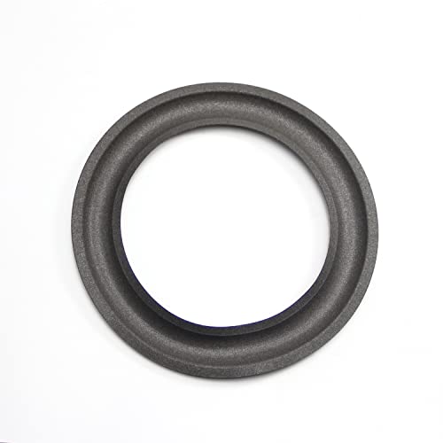 Image of Fielect 2Pcs 6.5inch /165mm Foam Speaker Edge Surround Rings Replacement Kit for Speaker Repair or DIY Black