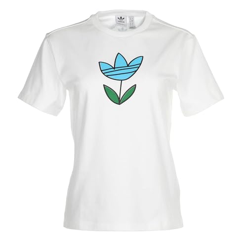 T-shirt Adidas Originals blanc idéal pour un look urbain et décontracté