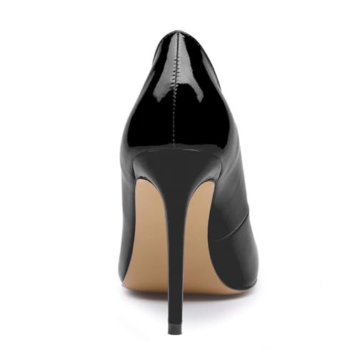 Image of Castamere Womens High Heels Pointed-Toe Slip-on Stilettos Pumps 4Inch Heel Shoes