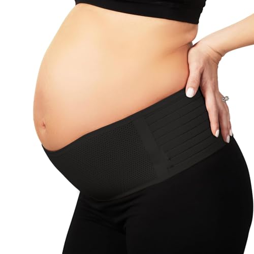 Catálogo para Comprar On-line Fajas de embarazo para Mujer los mejores 10. 45 YOMUKALI Faja Embarazo Soporte para Embarazadas con Soporte de Maternidad para Alivio del Dolor de Embarazo, Pelvis, Cintura y Lumbar, Suave y Ajustable (Negro)